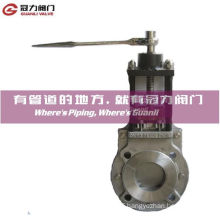 Lever Operated Knife Edge Gate Valve